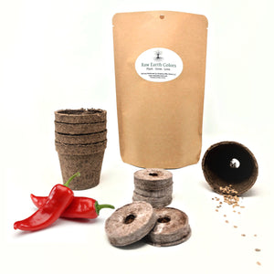 Cayenne hot pepper seed growing kit